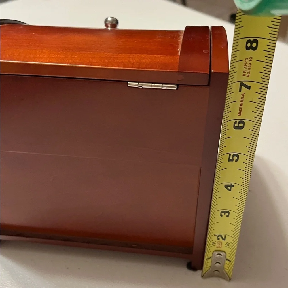 Wooden Jewelry Box with Drawers